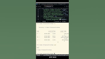 How to Change the Terminal Color in VSCode in Just 3 Steps #shorts