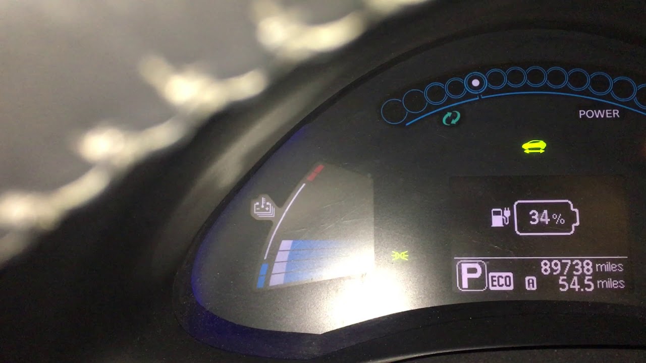 Nissan Leaf. Как перевести фаренгейты в цельсии и мили в километры ...