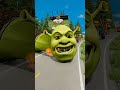 Brainrot Italian Characters Vs Scary Shrek In BeamNG Drive