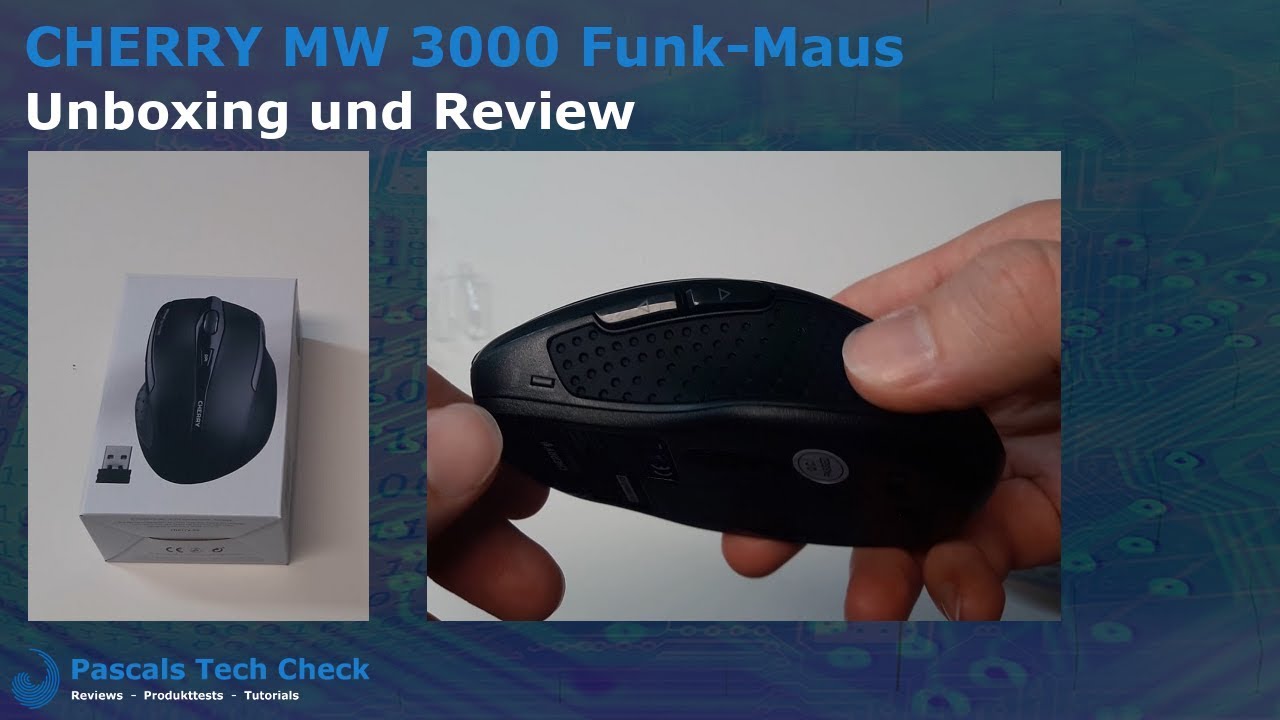  Update Cherry MW 3000 Funk-Maus || Unboxing, Review und Test