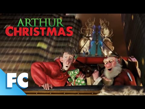 Arthur Christmas | Santa Sleighs Through The City Scene Clip | Family Animated Adventure Comedy | FC