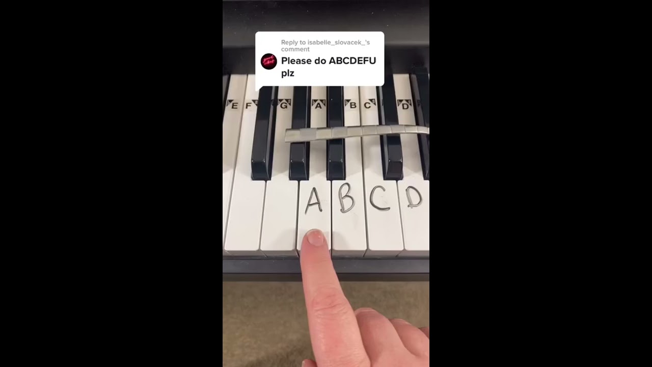  ABCDEFU Piano Tutorial Shorts