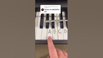 Thumbnail of 😡 ABCDEFU Piano Tutorial 😡 #Piano #shorts