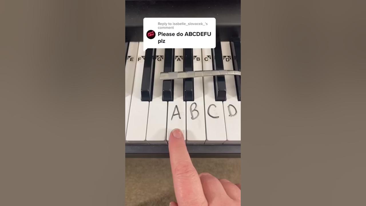 😡 ABCDEFU Piano Tutorial 😡 #Piano #shorts
