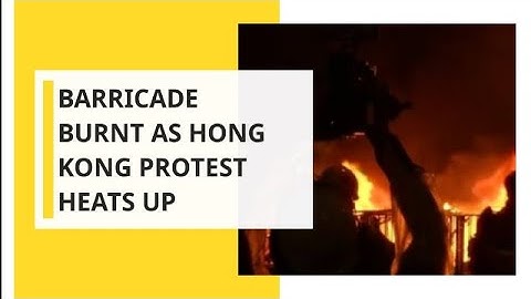 Hong Kong Protests: Police fire tear gas, water cannon in latest clashes