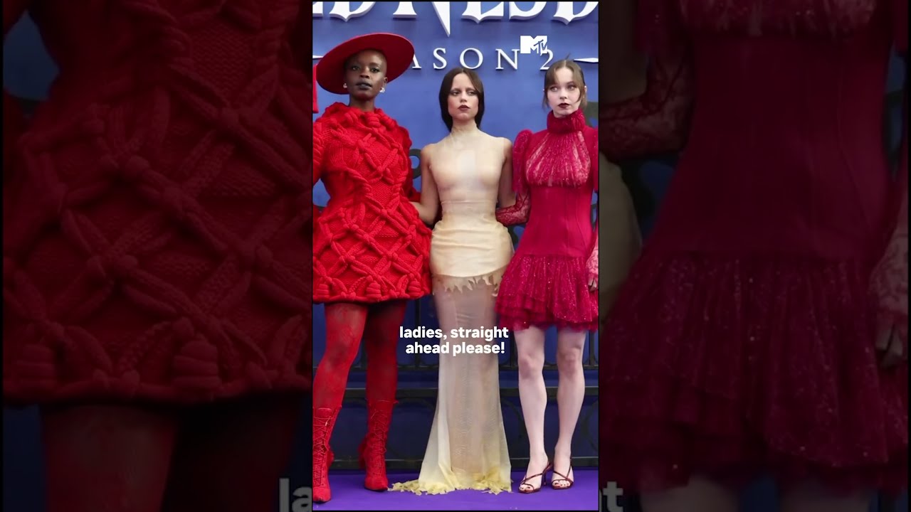 Joy Sunday Jenna Ortega And Emma Myers At The Wednesday Season Two Premiere Looking Flawless 