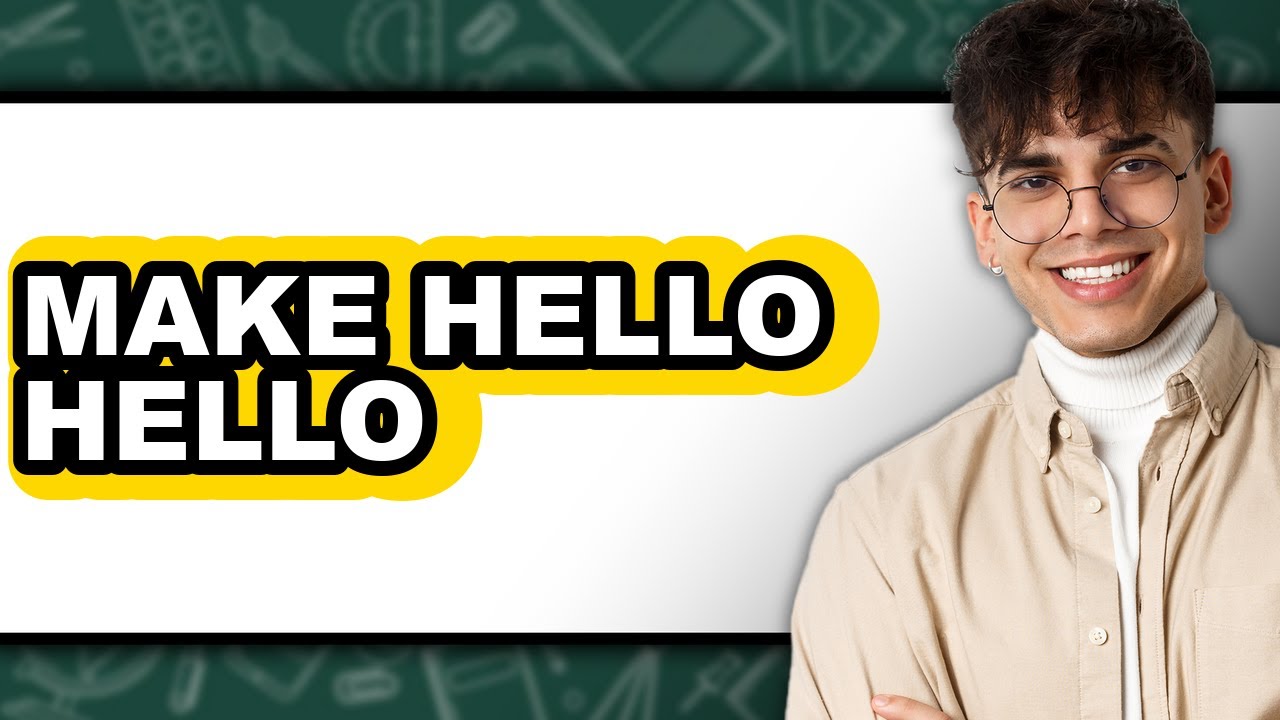 How to Make Hello Hello - Full Guide - YouTube