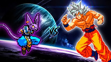 Beerus OP (all form) (New) VS Son Goku MUI V3.4 in Jump Force Mugen