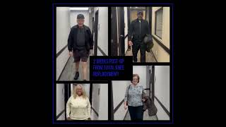 These patients are only 2 weeks after knee replacement surgery!