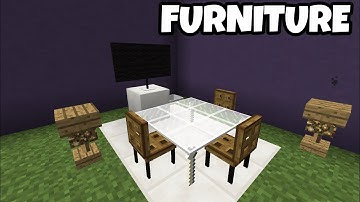Furniture in Only One Command!! Minecraft
