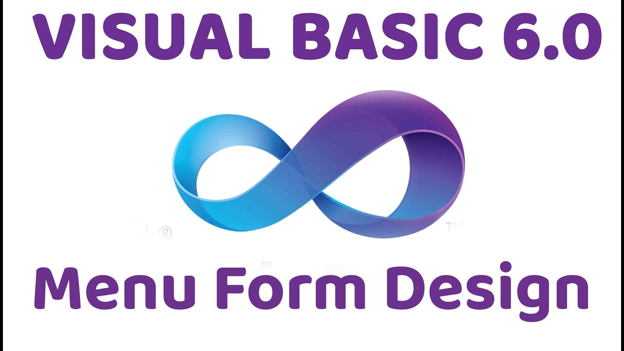 Visual Basic 6.0 | Menu Form Design - YouTube