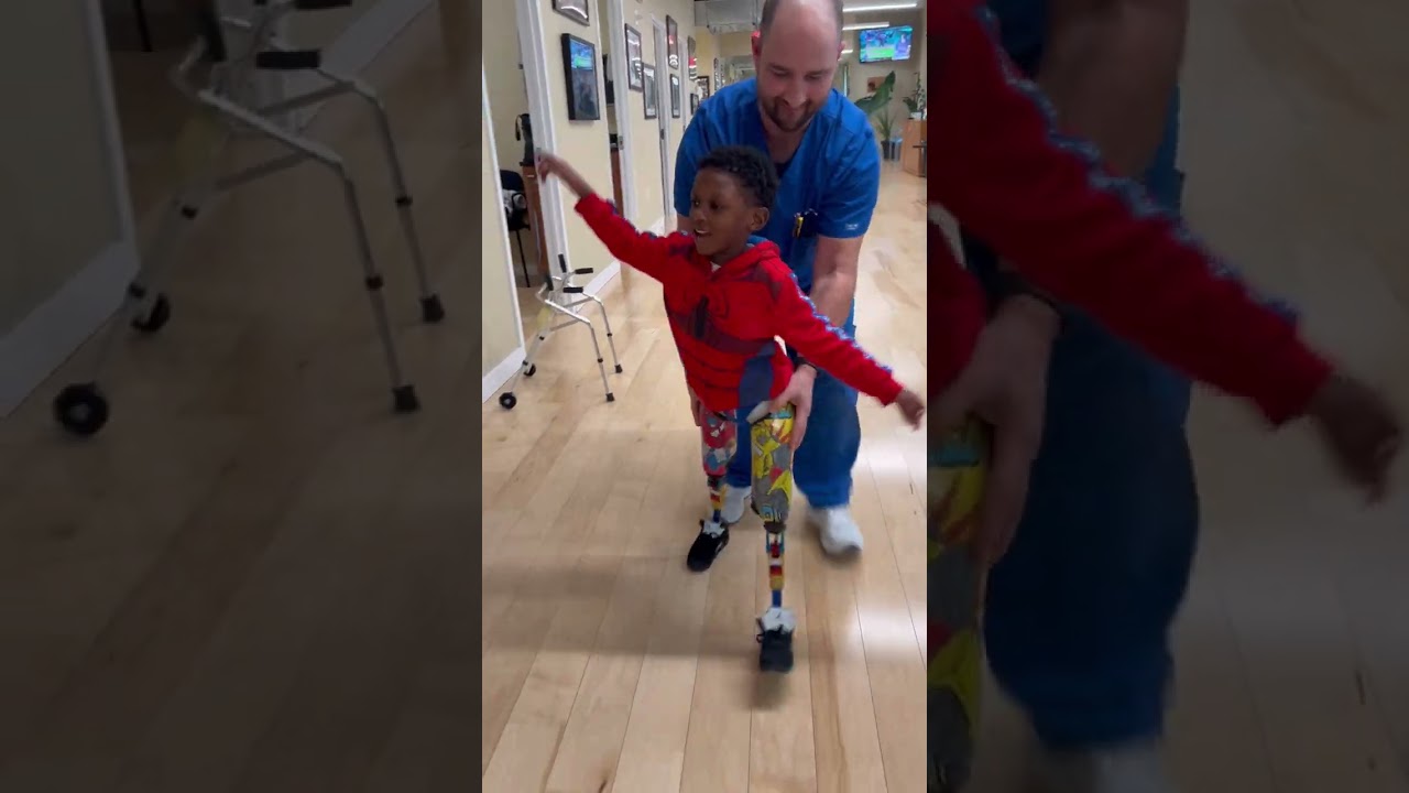Bilateral AK Pediatric Prosthetics