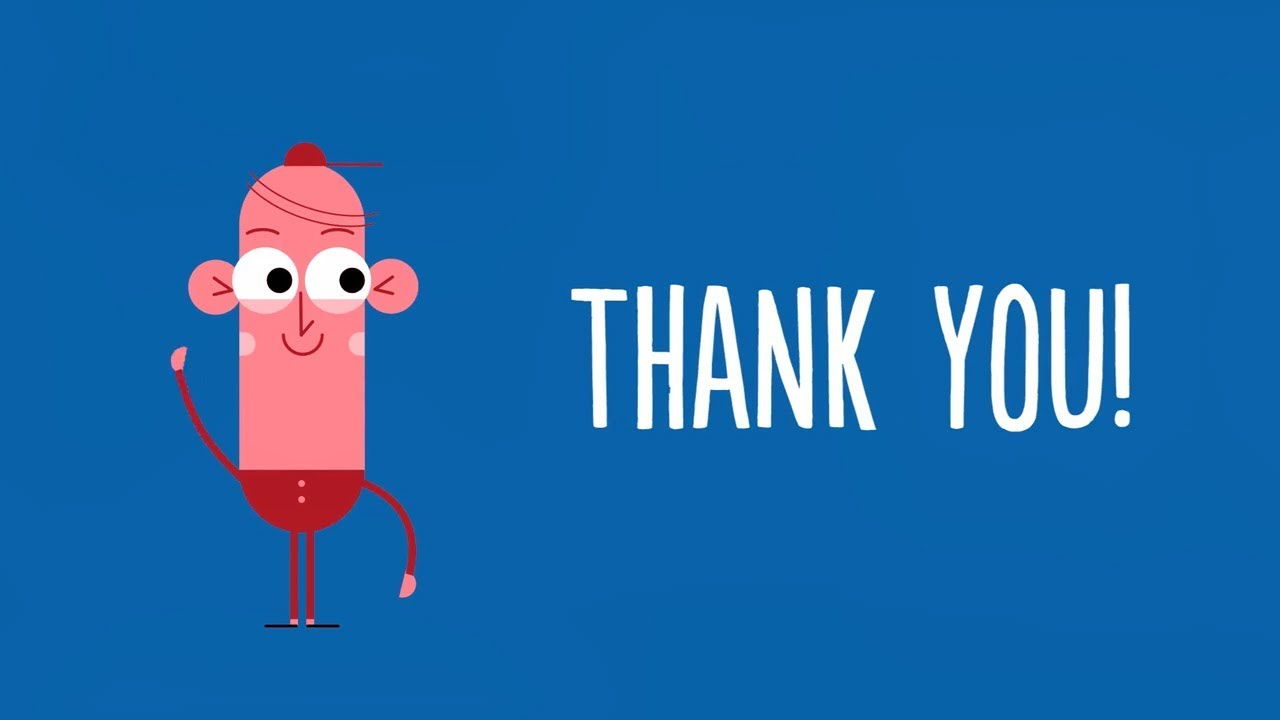 formal thank you animation