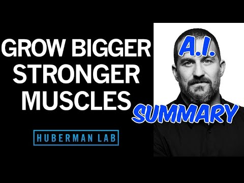 Science of Muscle Growth | Huberman Lab Podcast - A.I. Summary - The Pod Slice