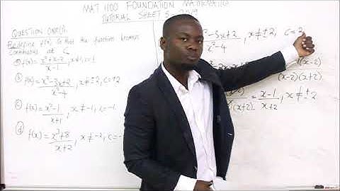 MAT 1100 ,,TUTORIAL SHEET 5 2019  QUESTION ONE1