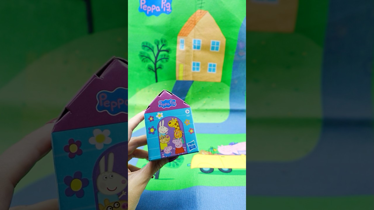 Peppa pig mystery house with cute toys| Blind box unboxing #peppapig