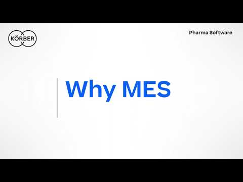 Why MES in your pharma factory