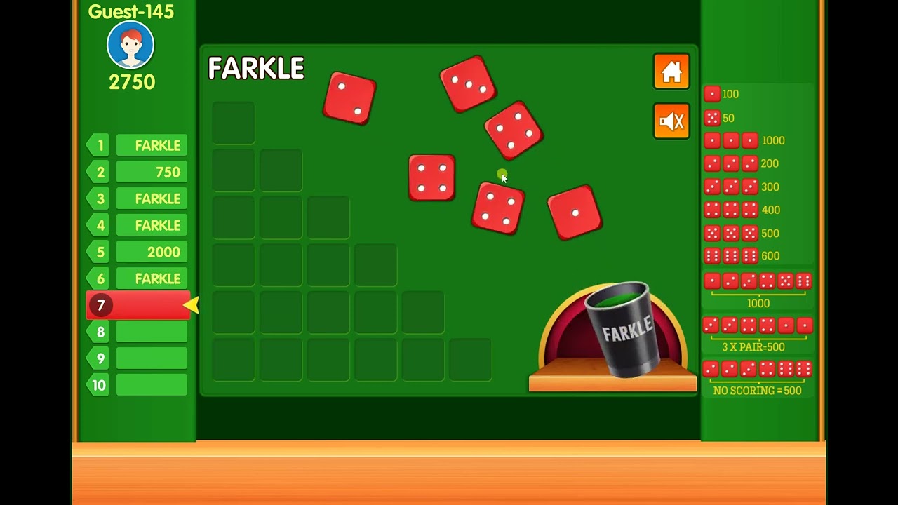 How to play farkle