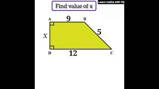 Find the value of x🤫🤔 #maths #pythagoras_theorem #triangles #mathstricks