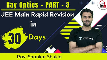Ray Optics 3 | Thin Lenses | JEE Rapid Revision in 30 Days | JEE 24x7 | Ravi Shukla