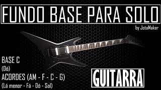 FUNDO BASE PARA TREINAR SOLO | GUITARRA | C MAIOR | by JotaMaker