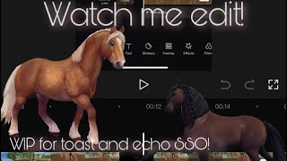 Watch me edit! WIP for @toastechosso