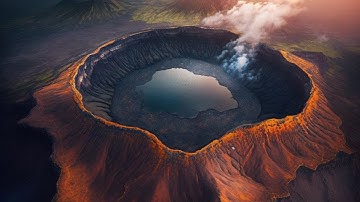 Stunning Aerial Views of Volcanic Craters