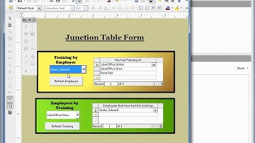 LibreOffice Base (65) Junction Tables part 3