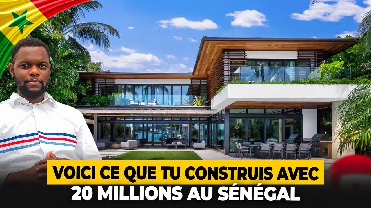 Je construis une maison à 20 millions au Sénégal 