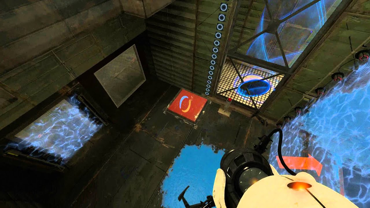 Portal 2 Solo COOP - Course 5 Chamber 8 - YouTube