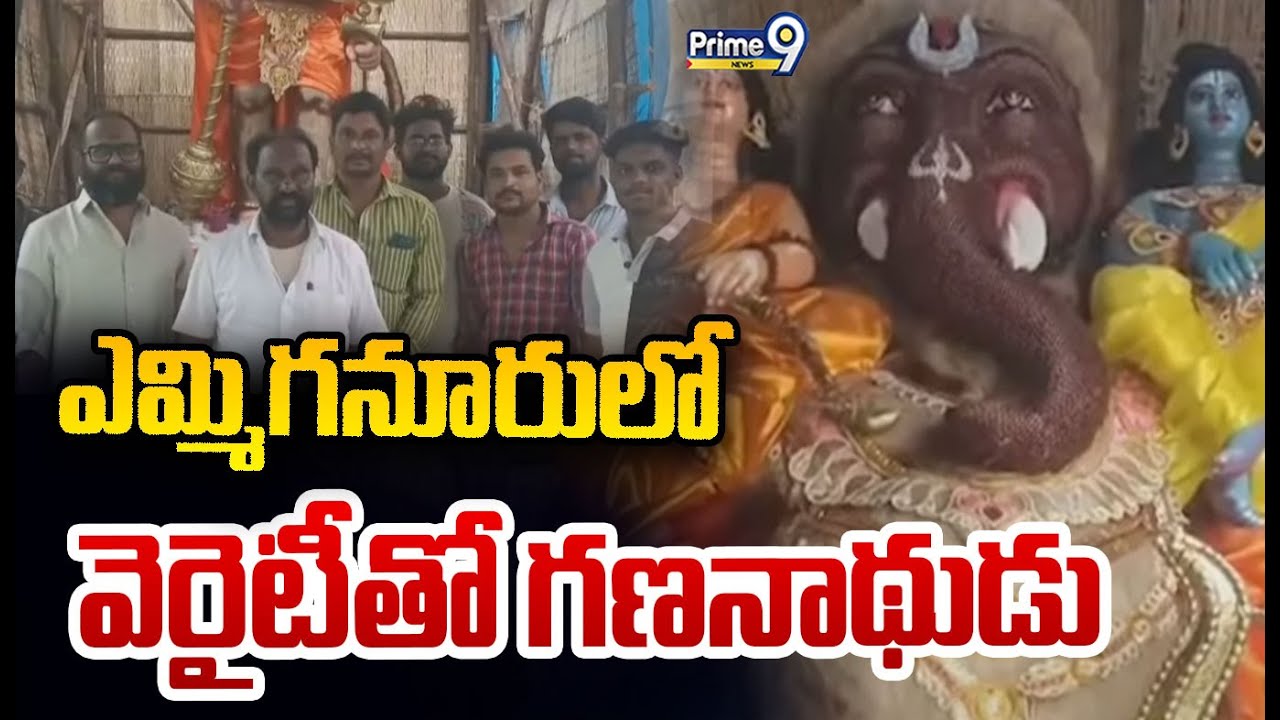 ఎమ్మిగనూరులో వెరైటీతో గణనాథుడు | Kurnool District | Prime9 News