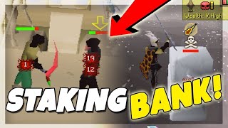 STAKING BANK + RISK FIGHTING! + *50k GIVEAWAY* ROAT PKZ OSRS RSPS