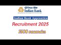 INDIAN BANK RECRUITMENT 2025 FOR APPRENTICES/ANY GRADUATES CAN APPLY / 1500 POSTS/APPLY ONLINE