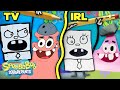 DoodleBob IRL 📝 "Frankendoodle" Recreation with...Real Paper! | SpongeBob