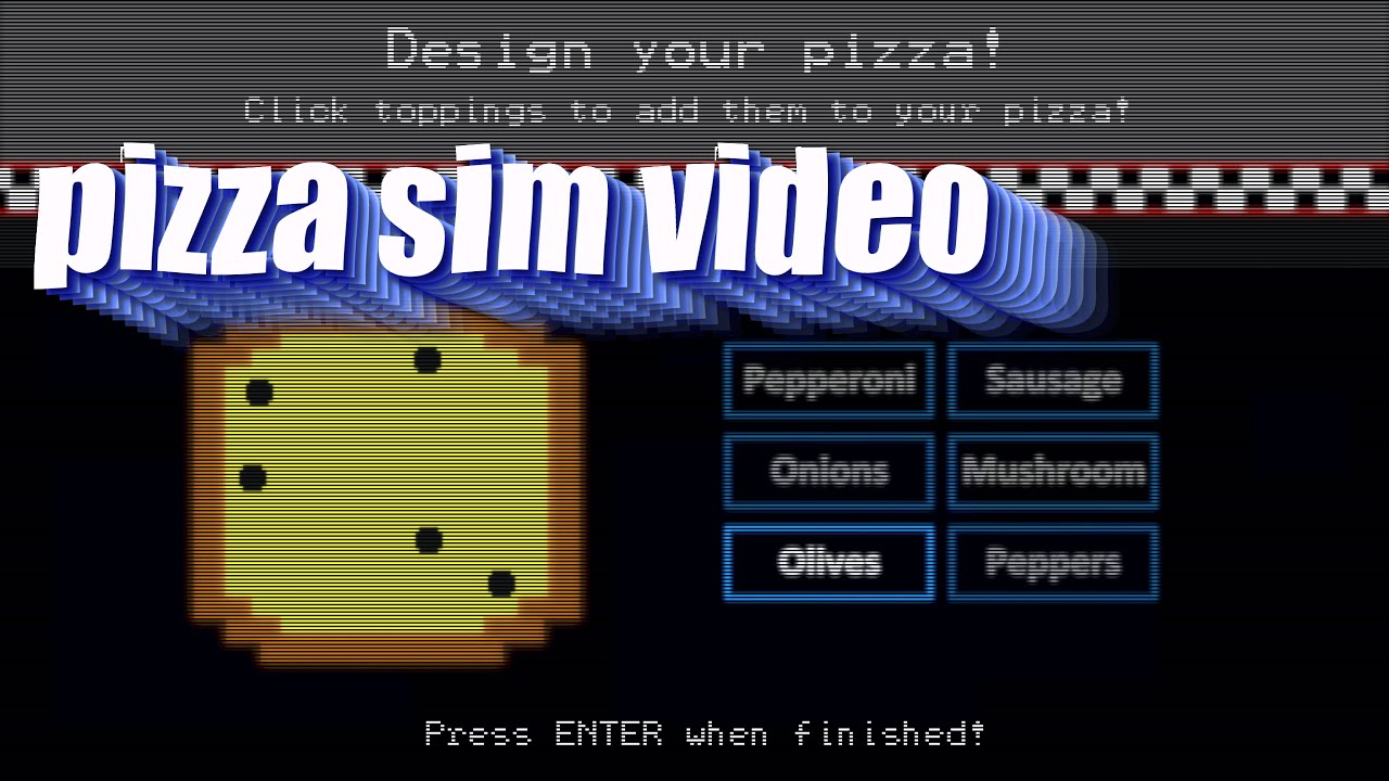 Pezza Sim pizza sim - YouTube