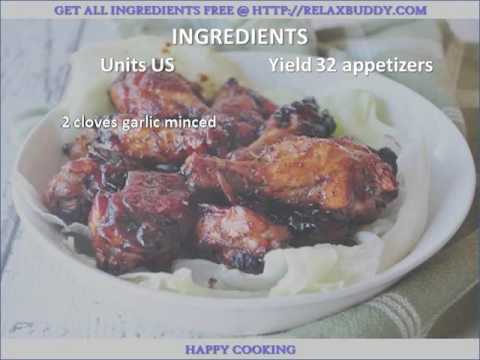 Chicken Wings in Honey BBQ Sauce recipe