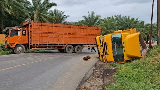 Download Lagu Kecelakaan Truck Beruntun Di Hari Yg Sama || Truck Hino Box Tabrak ekor Truck Tangki MP3