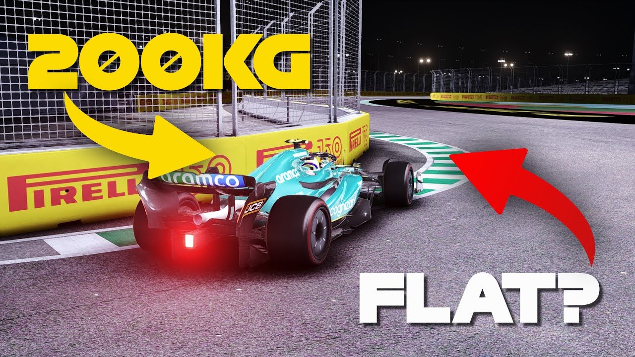 What if F1 2023 Cars Weighed 200KG Around JEDDAH SAUDI ARABIA?! YouTube