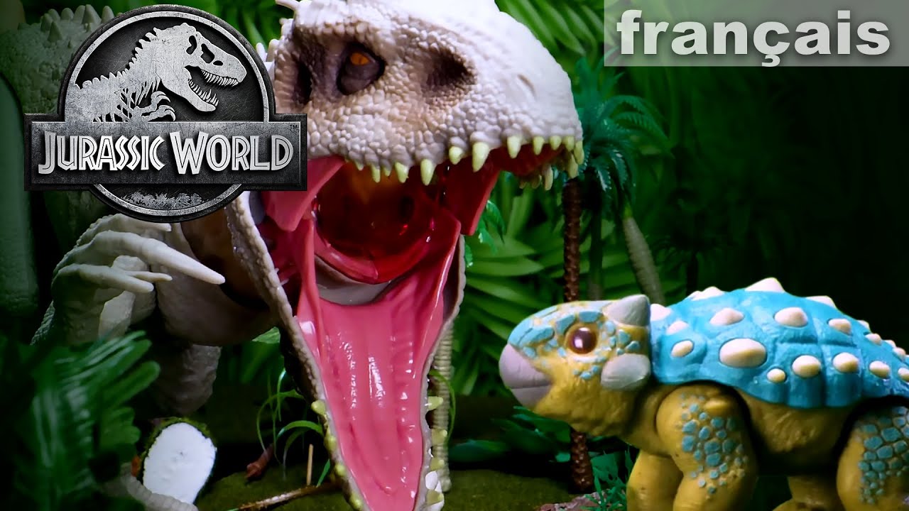 Petite Bosse survit à un combat avec l'Indominus Rex! | JURASSIC WORLD -  YouTube