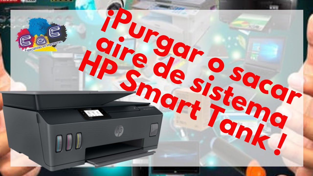 HP Smart Tank 530, Retirar Sistema de Tintas o de Recarga Continua - YouTube