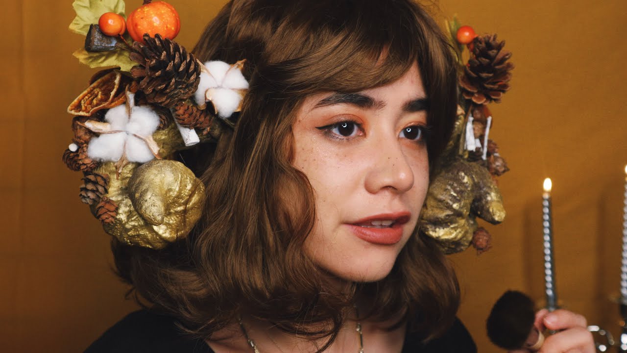 [ASMR] Succubus Does Your Halloween Makeup 🎃 😈