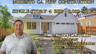 Modesto New Construction 2025 Home Tour | 4 Bed 3 Bath, 2,022 Sq Ft 531 Terminal H