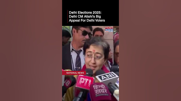 Delhi Polls 2025:  Delhi CM Atishi’s Big Appeal For Delhi Voters, Listen to What She Said…#shorts