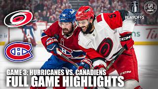 Eastern Conference Final – Game 2: Carolina Hurricanes vs. Montreal Canadiens Highlights | ESPN NHL