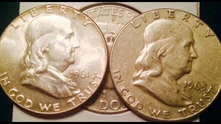 1961-1963 90% Silver Franklin Half Dollars (Part 1 of 2)