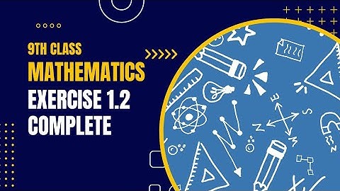 Exercise 1.2 - 9th class Math | Unit:1 Matrices & Determinants