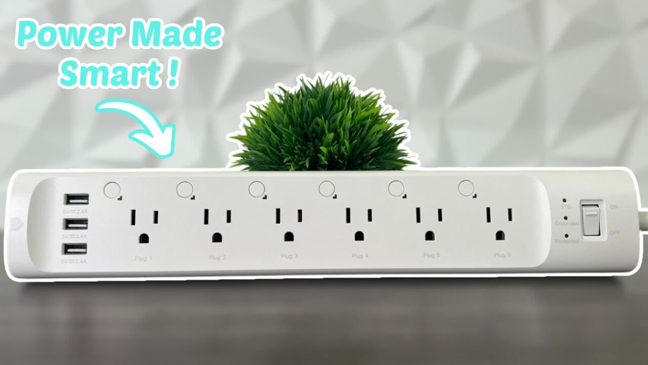 TP-Link HS300 Kasa Smart Wi-Fi Power Strip, 6-Outlets