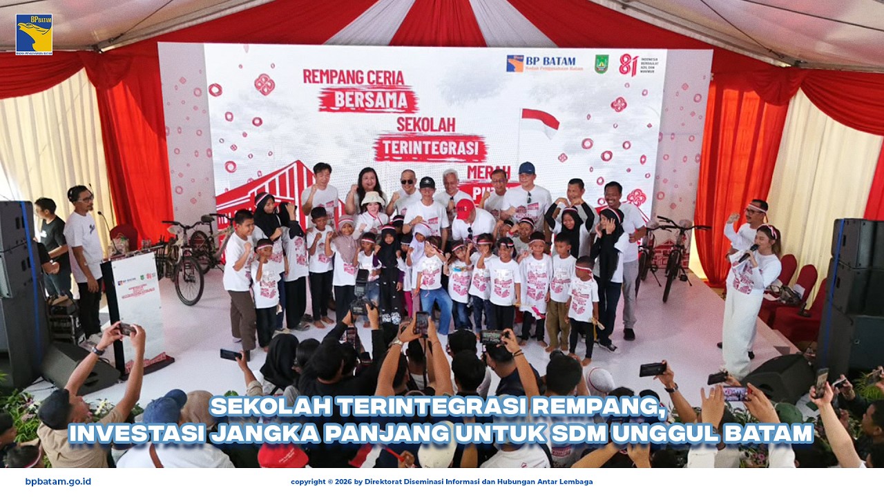 Sekolah Terintegrasi Rempang, Investasi Jangka Panjang Untuk SDM Unggul Batam