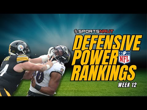 Nfl Week 12 Defense Rankings