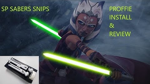 SP Sabers Snips (Ahsoka) Proffieboard Install and Review